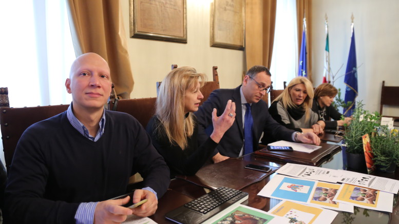 Un momento della presentazione del progetto