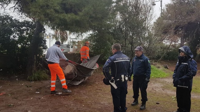Un nuovo sgombero a Montesilvano