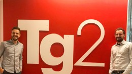 I due fondatori al TG2