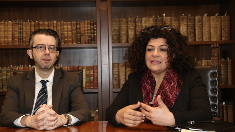 Un momento della conferenza stampa