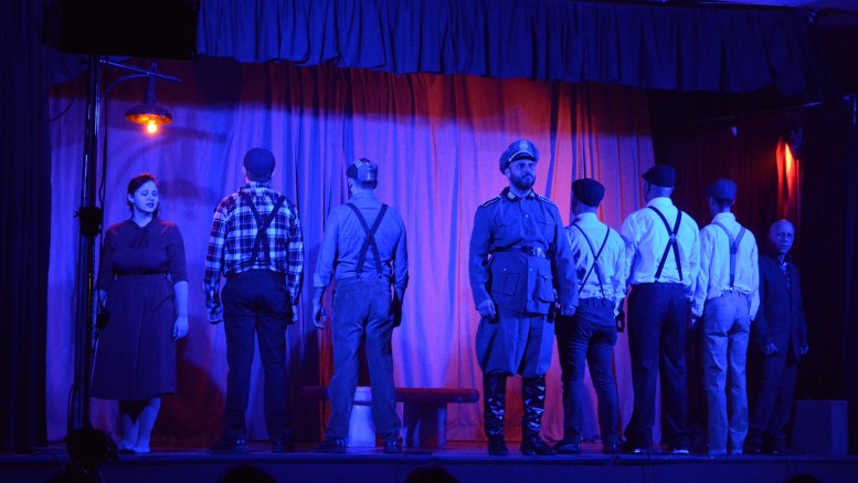 Un momento della recitazione dello scorso anno