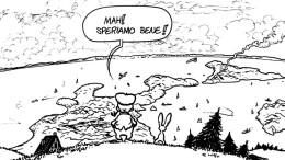 Una celebre vignetta di Andrea Pazienza