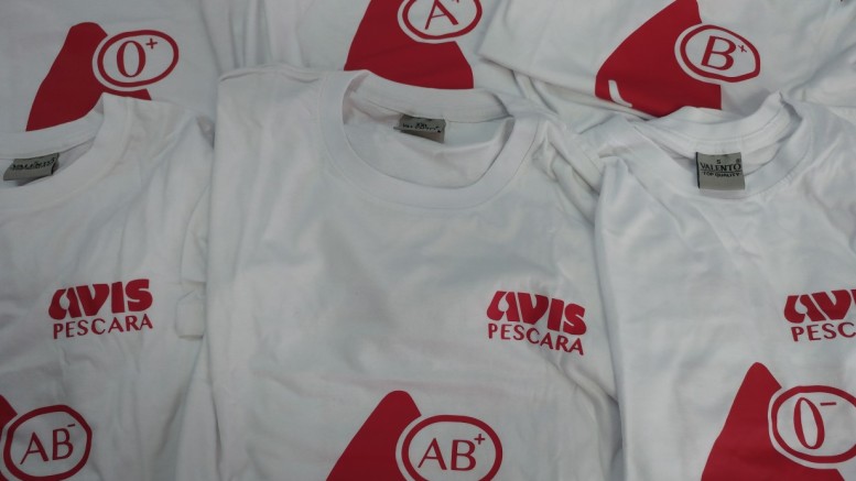 Magliette Avis goccia sangue