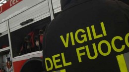 incendio - vigili del fuoco