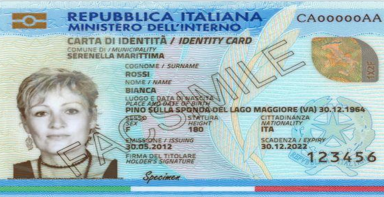 carta d'identità elettronica