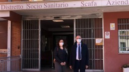 pettinai in visita a asl scafa