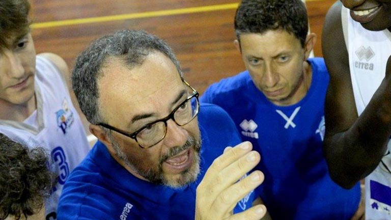 Coach Stefano Vanoncini pescara basket