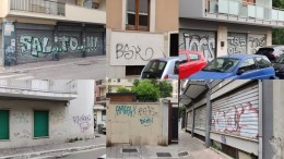 muri imbrattati pescara