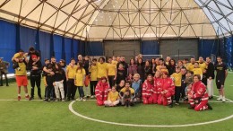san donato partita di calcio con i papà