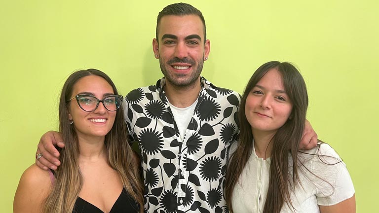 Foto1 da sinistra_Elena Serafini_Samuele Di Campli_Ilaria Luisa Travaglini