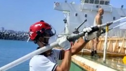 incendio su nave