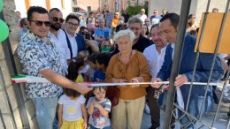 serramonacesca inaugurazione campo polivalente
