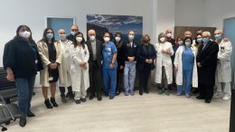 verì in visita all'ospedale di Pescara