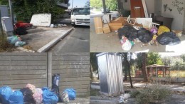 rifiuti a villa del fuoco pescara