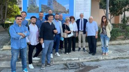 apertura cantiere alloggi via Caduti per Servizio