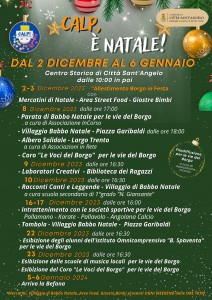 Cartellone natalizio eventi CALP
