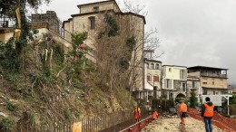 messa in sicurezza piazza San Francesco manoppello