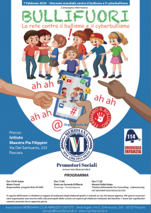 BULLIFUORI Campagna informativa di Meridiana Club contro il bullismo e il cyberbullismo