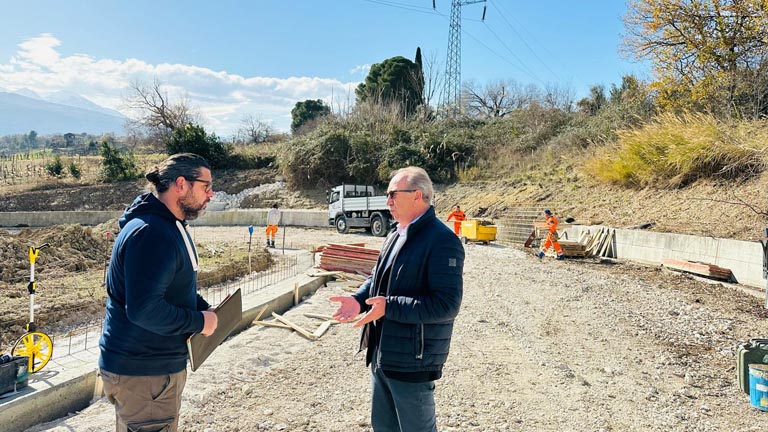 lavori a Santa Maria Arabona Manoppello