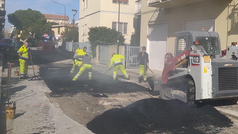 Lavori stradali a Pescara
