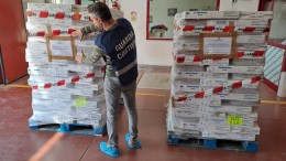 SEQUESTRO CALAMARI CONGELATI