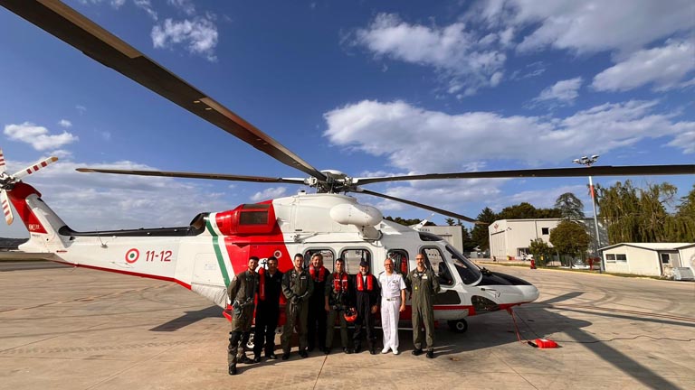 Pescara- Formazione di tre Capitani di Lungo Corso della Federazione Italiana Piloti dei Porti