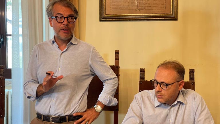 L'Assessore alla Mobilità Adelchi Sulpizio e il Dirigente alla Mobilità, Giuliano Rossi