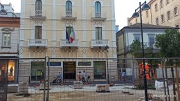 foto di c.so umberto durante i lavori