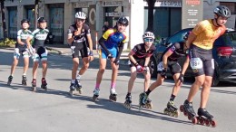 Una fase della Maratona a Pescara