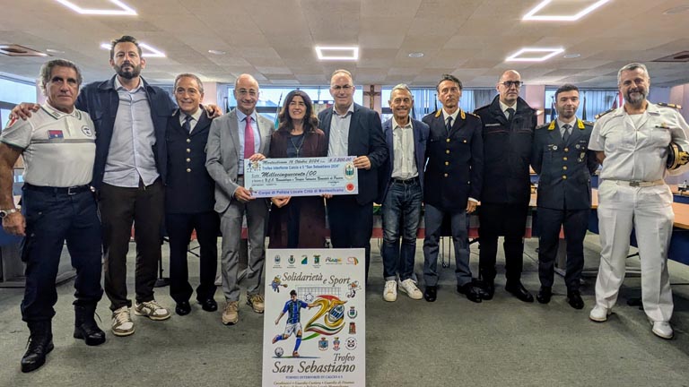 Donazione della Polizia Locale di Montesilvano al reparto Neonatolgia di Pescara