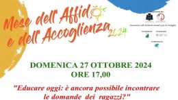 Mese dell'affido e dell'accoglienza
