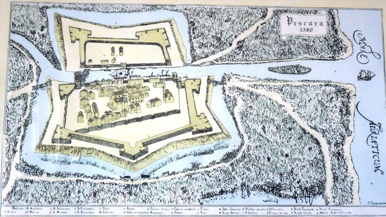 Carlo V la fortezza di Pescara