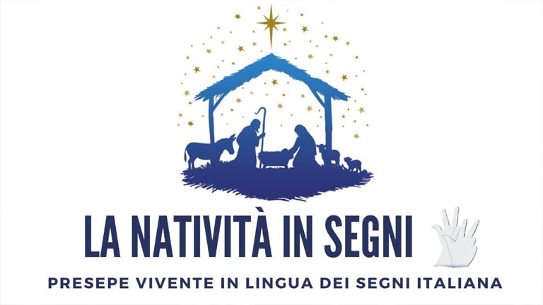 la natività in segni
