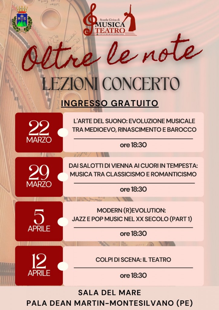 Locandina Oltre le note - Scuola civica (1)