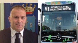 Il sindaco di Montesilvano Ottavio De Martinis e strada parco