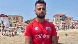 Mattia Serra, bagnino Angeli del Mare Rescue Italy FISA