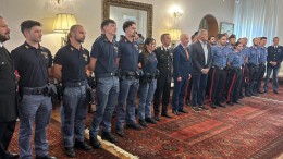 Prefetto Ferdani incontra le nuove unità di rinforzi delle Forze dell'Ordine