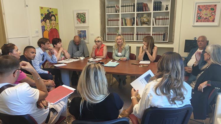 comune di Pescara e incontro con le famiglie per la mensa scolastica