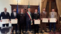 Il Comune di Pescara premia i Carabinieri protagonisti delle operazioni Tre Piazze e Saline