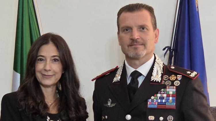 Il Viceprefetto Vicario Marisa Amabile incontra il Generale di Brigata Gianluca Feroce