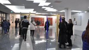 Santuario San Gabriele- inaugurazione XVI Biennale d'arte sacra contemporanea.