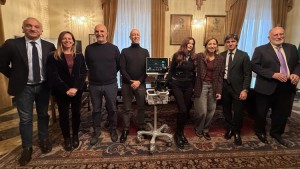 marco la sorda la consegna delle donazioni al reparto oncologia