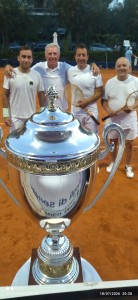 primi classificati 4° palio Città di Pescara Tennis vintage