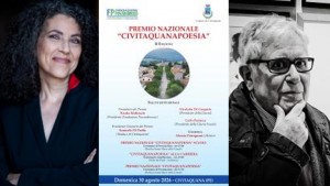 Maria Grazia Calandrone il Premio alla Carriera e un riconoscimento speciale a Lamberto Pignotti per i suoi 100 anni