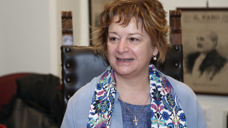 Antonella Sanvitale, preside dell'Istituto Aterno Manthone