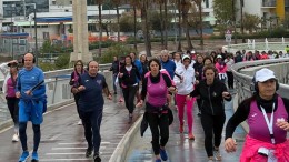 No alla violenza sulle donne con la camminata energetica sul lungomare