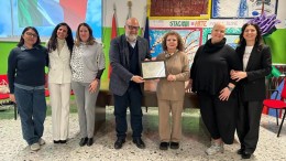 Consegna della targa