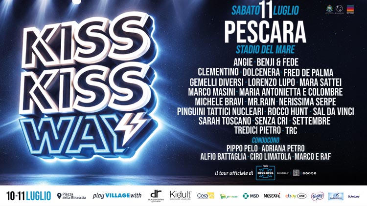kiss kiss way a Pescara