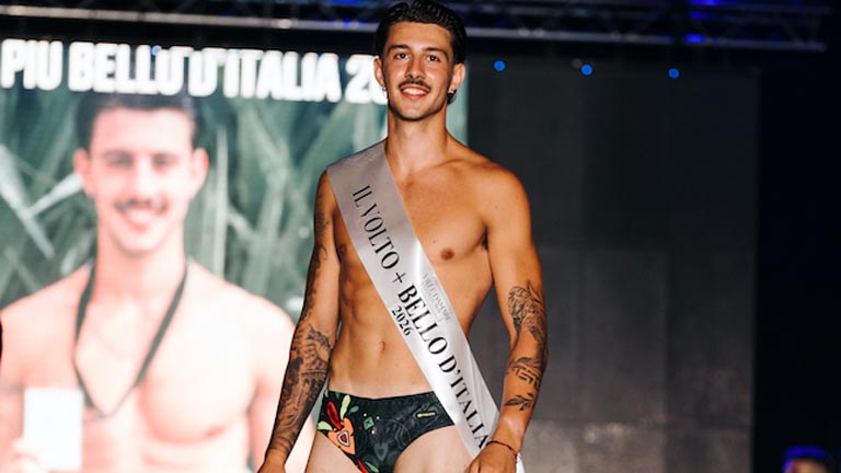 Il 20enne conquista a Pescara la fascia di Il volto più bello d'Italia