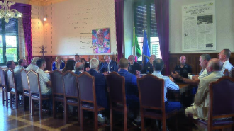 riunione in prefettura a pescara sulla sicurezza urbana
